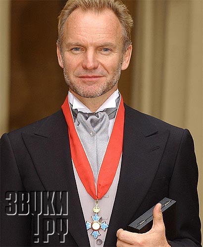 Sting на церемонии посвящения в рыцари