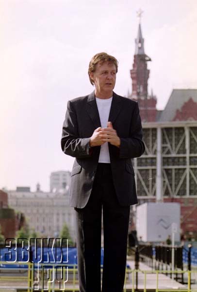 Пол Маккартни перед концертом на Красной площади #5