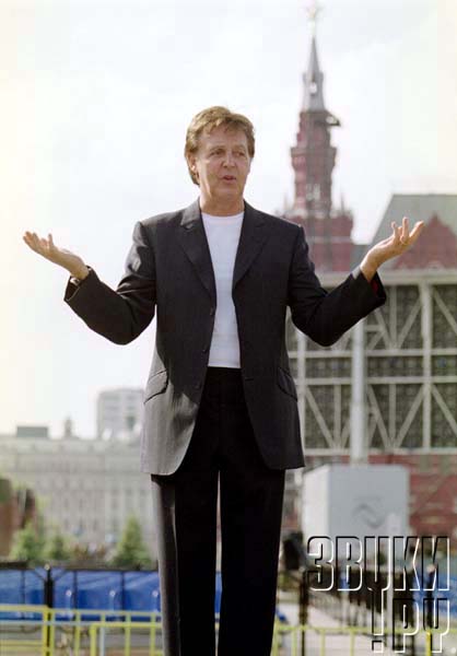 Пол Маккартни перед концертом на Красной площади #6