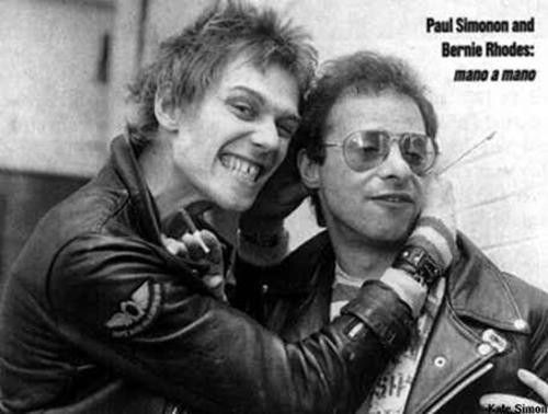 Paul Simonon + Bernie Rhodes