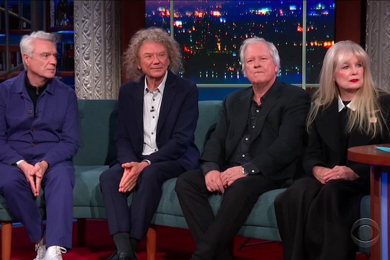 Talking Heads on Colbert 2023